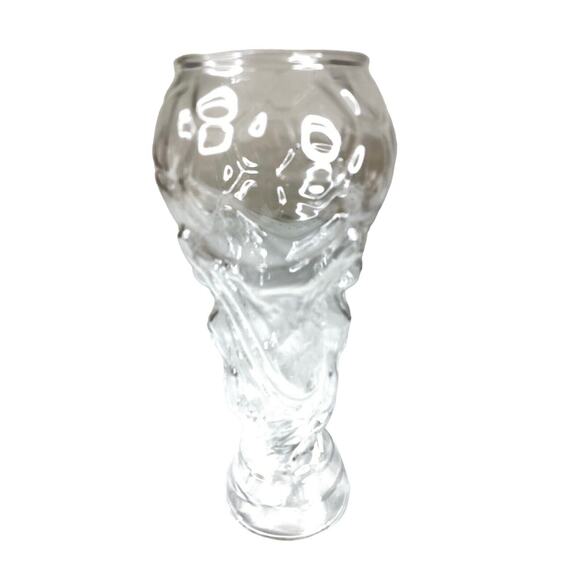 NIB FIFA WORLD CUP TROPHY BEER GLASS SOCCER FOOTBALL 2022 QATAR USA Lot of TWO - Picture 2 of 10